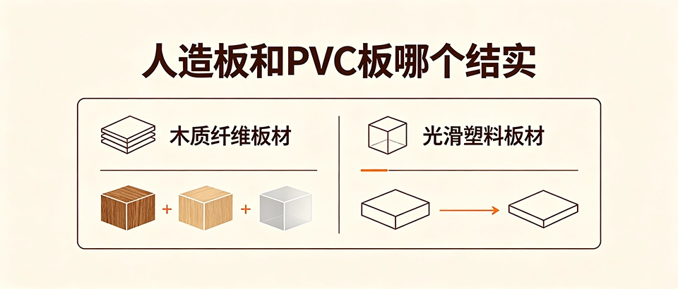 人造板和pvc板哪个结实｜承重力与耐用性对比解析