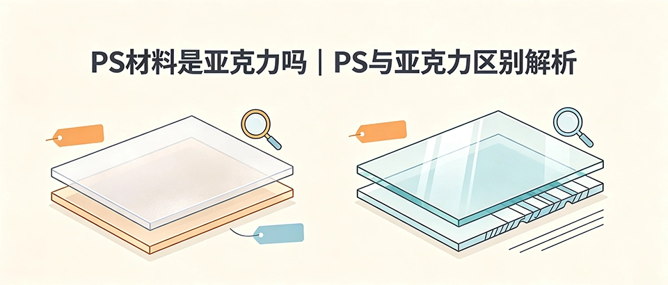 ps材料是亚克力吗｜PS与亚克力区别解析