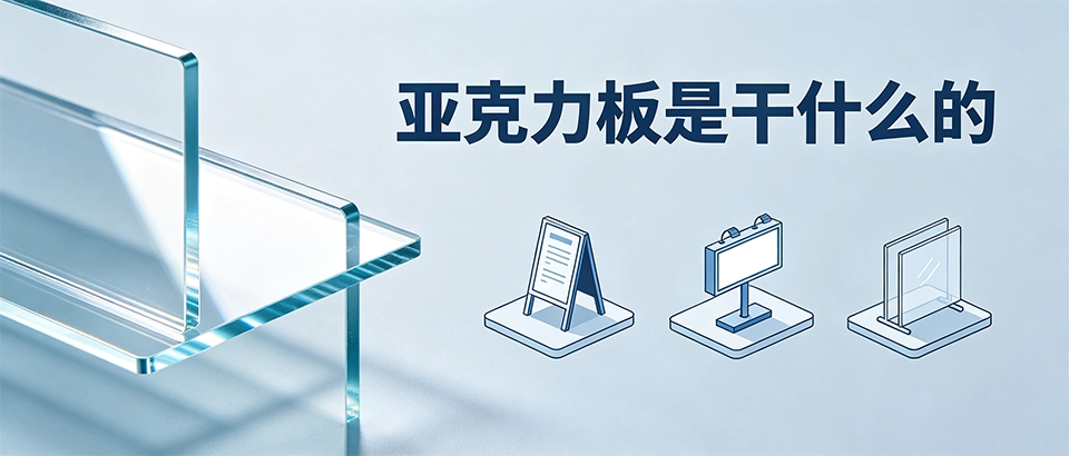 亚克力板是干什么的？深度解析浇铸与挤压PMMA板的功能与选型指南