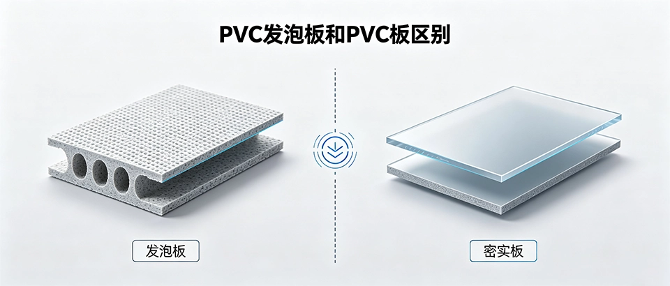 pvc发泡板和pvc板区别｜辨别方法、选型避坑与适用场景全解析