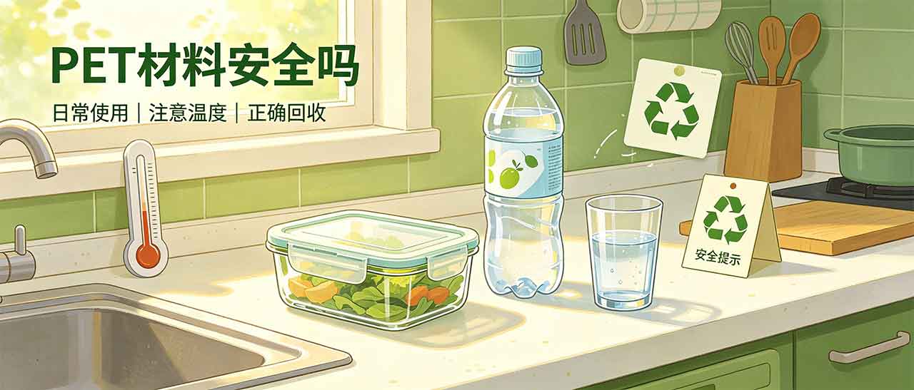 PET 材料安全吗？食品接触场景选购使用要注意什么