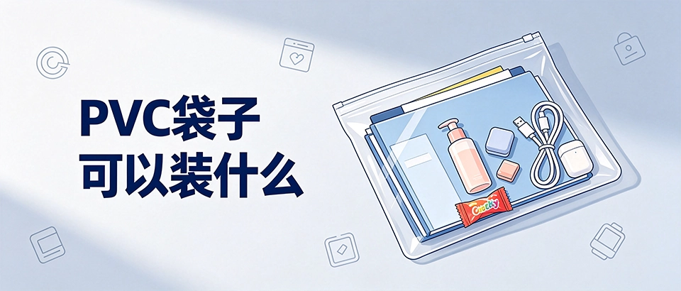 PVC袋子可以装什么｜选型辨别与适用场景全解析