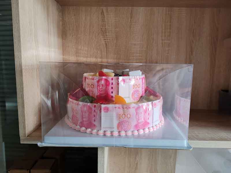 PET蛋糕盒围边_食品级透明蛋糕围边_加高加厚蛋糕包装围边定制厂家
