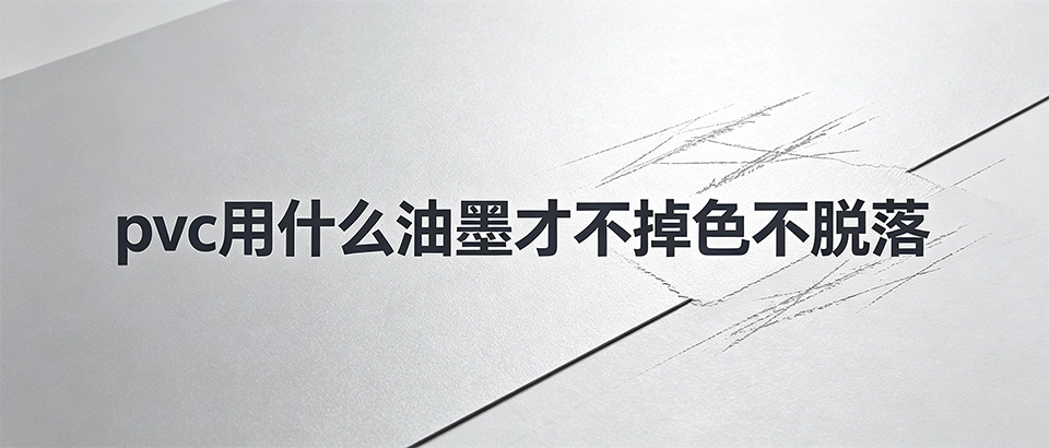 pvc用什么油墨才不掉色不脱落｜软质pvc油墨附着力差怎么解决