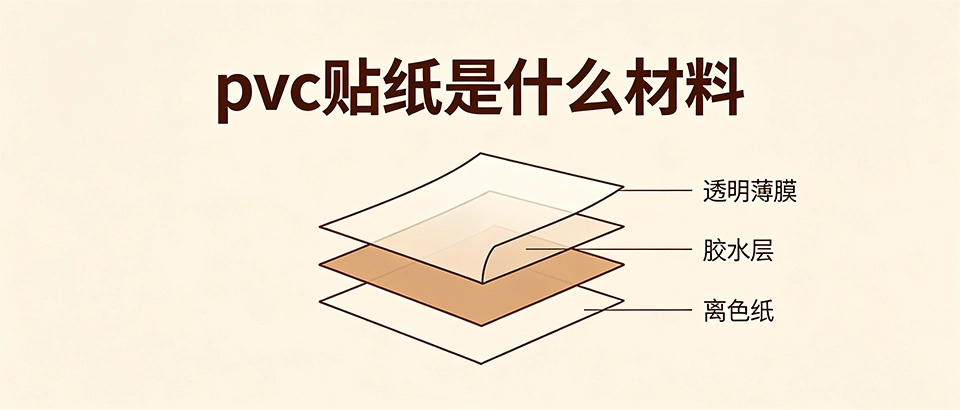 pvc贴纸是什么材料？成分、参数对比及选型指南全解析
