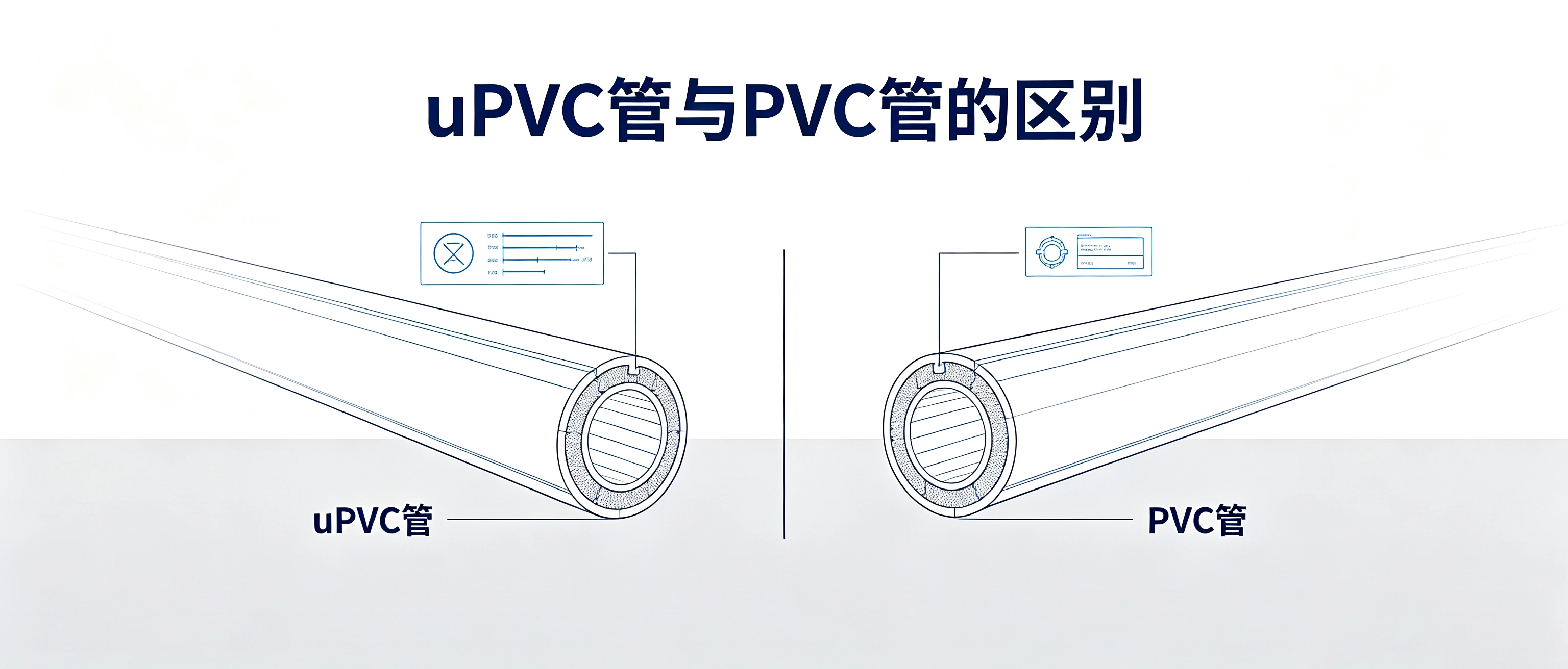 uPVC管与PVC管的区别：材质、性能与选型指南