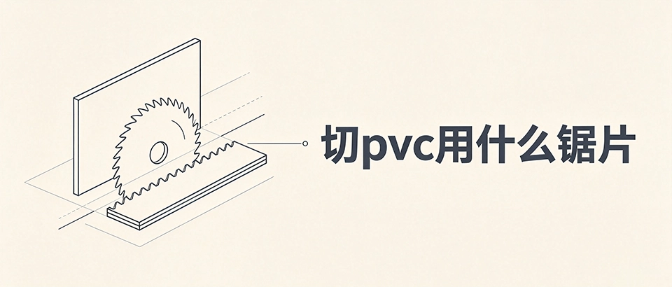 切pvc用什么锯片？5种锯片选型指南与切割参数解析