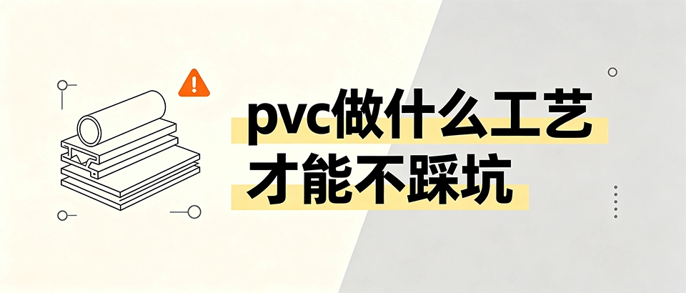 pvc做什么工艺才能不踩坑？pvc加工工艺常见误区与禁忌