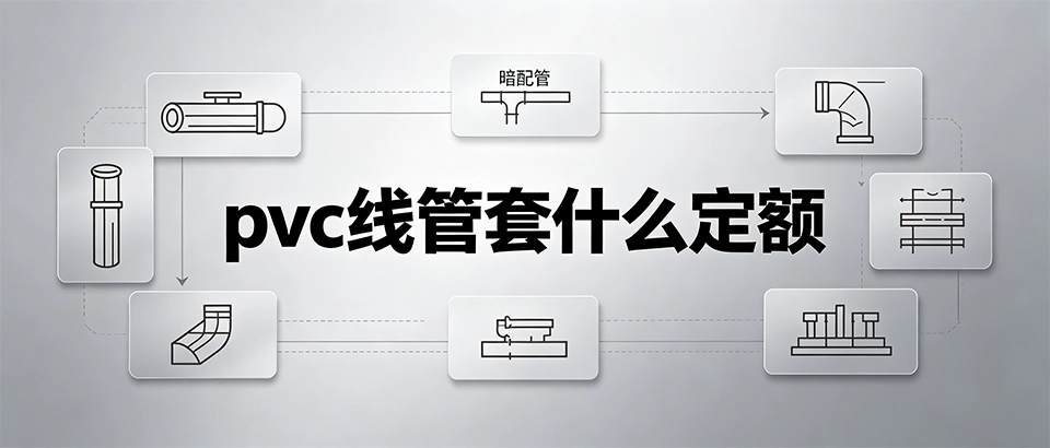 pvc线管套什么定额？塑料管敷设子目选用与预算编制指南