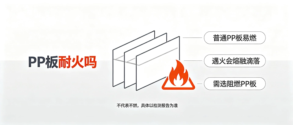 PP板耐火吗｜阻燃等级与选型避坑指南