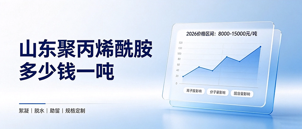 山东聚丙烯酰胺多少钱一吨｜2026价格区间、选型对比与供应商详解