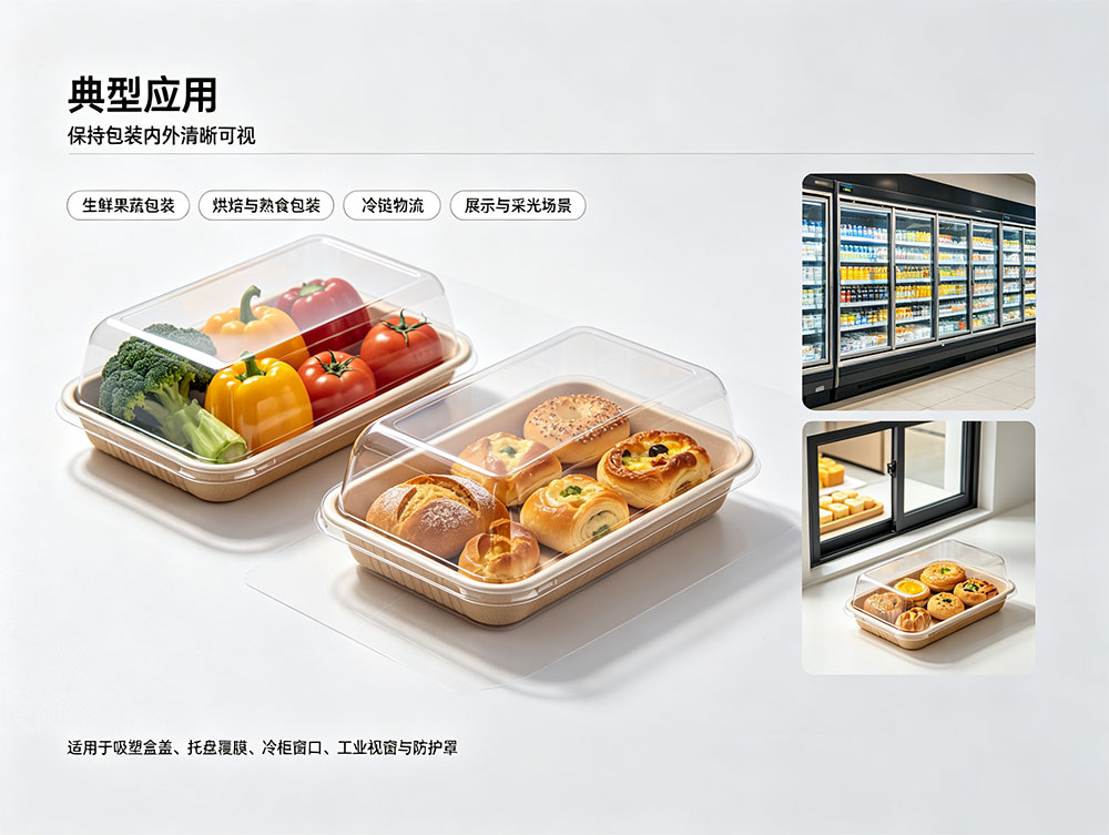 防雾PET片_食品级防雾PET薄膜_源头工厂定制_厚度0.125-1.0mm
