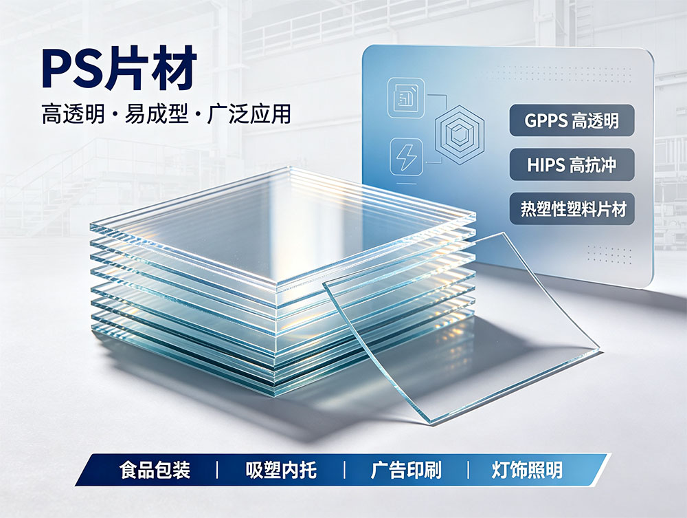 PS片材_GPPS/HIPS聚苯乙烯片材_食品级吸塑包装片材源头工厂