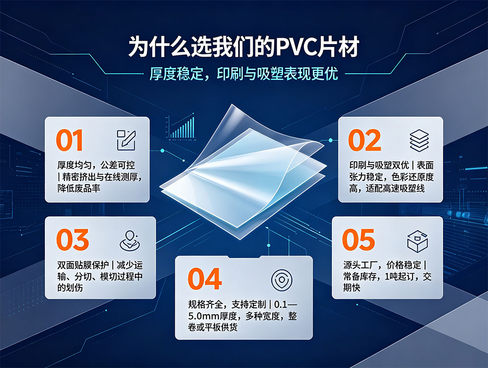 PVC片材_透明PVC硬片_吸塑包装印刷PVC胶片