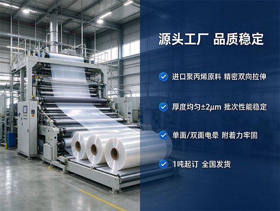 OPP高透明光膜_食品级包装膜_源头工厂直供