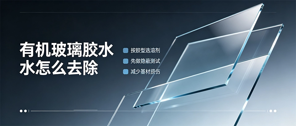 有机玻璃胶水怎么去除｜安全高效方法及注意事项