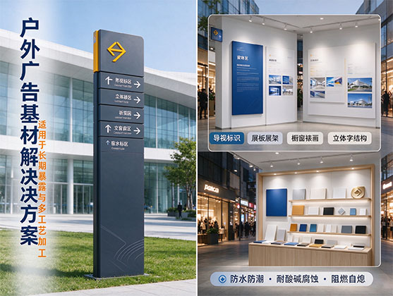 抗UV广告PVC板材_户外广告专用PVC板_源头工厂定制