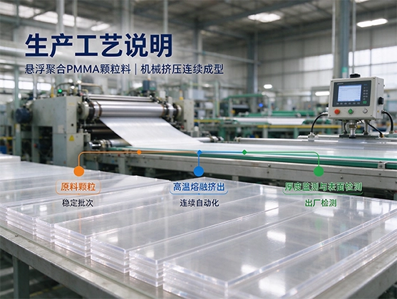 亚克力挤出板-PMMA挤出板-支持定制尺寸颜色-源头工厂直供