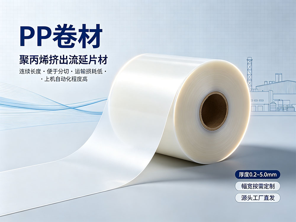 PP卷材_PP塑料卷材_聚丙烯卷材厂家_食品级工业级PP片材卷材批发
