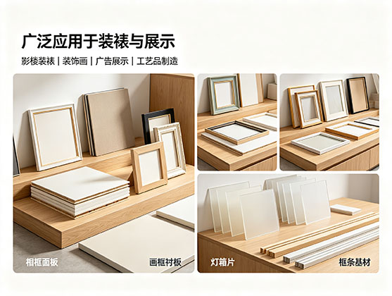 相框PS板_相框画框专用PS有机板/PS发泡板厂家_支持裁切定制