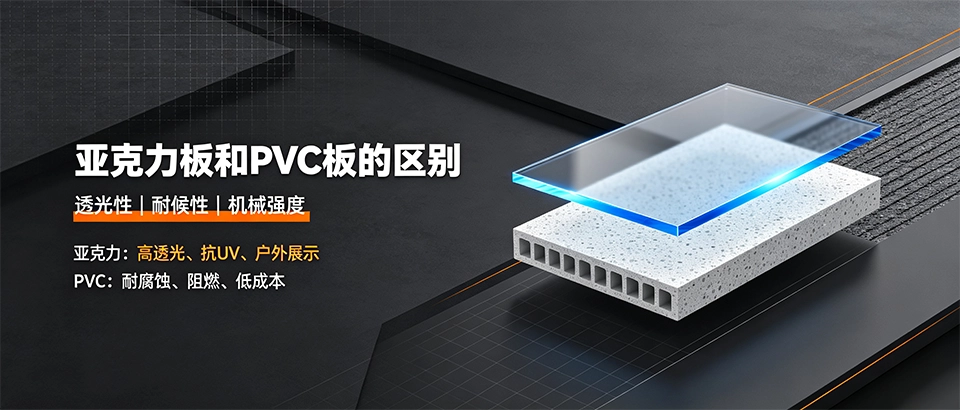亚克力板和PVC板的区别？一文看懂性能、选型与采购技巧