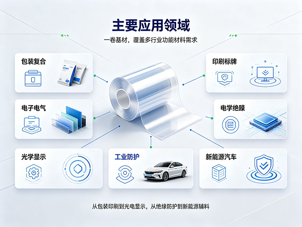 PET卷材_聚酯薄膜卷材_PET片材卷料生产厂家_透明PET卷材定制