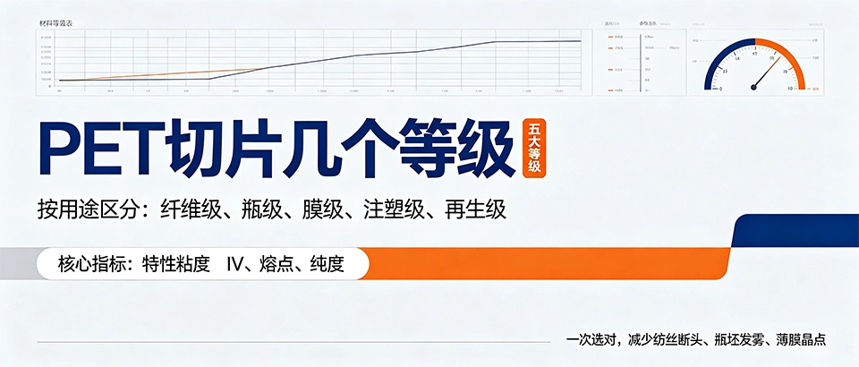 PET切片几个等级｜分类与选型指南