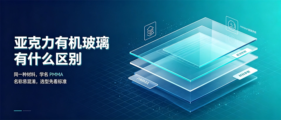 亚克力有机玻璃有什么区别？材质特性性能参数详解