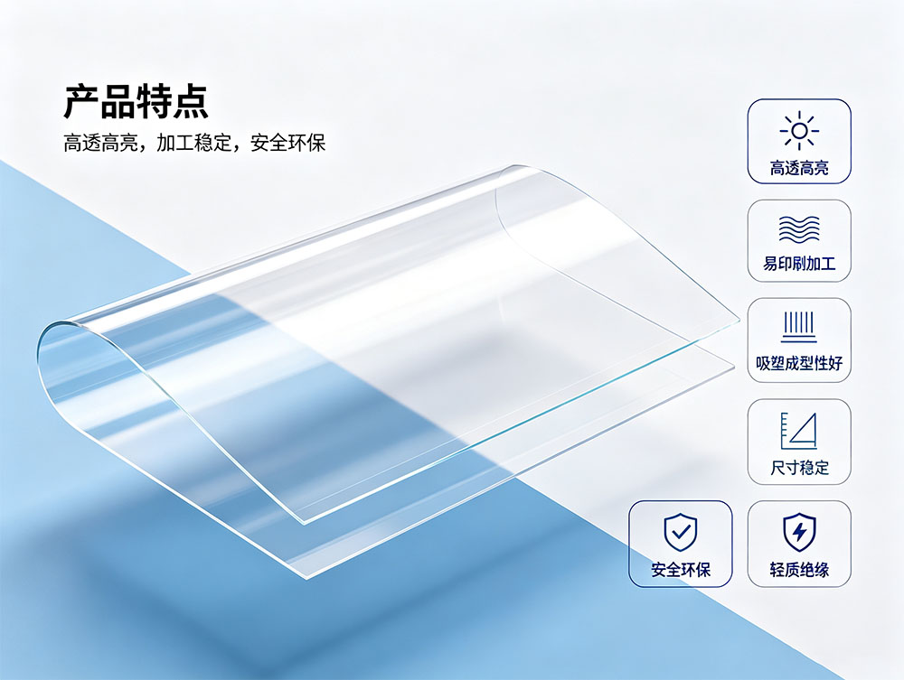 PS片材_GPPS/HIPS聚苯乙烯片材_食品级吸塑包装片材源头工厂