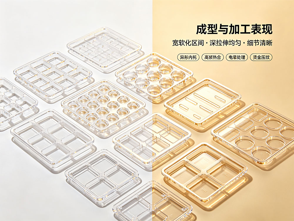 吸塑PET片材_食品级PET吸塑片材厂家_透明PET片材定制