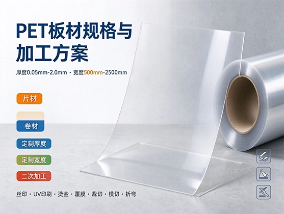 海报背板PET板材_高透明PET聚酯薄膜_广告展板PET材料