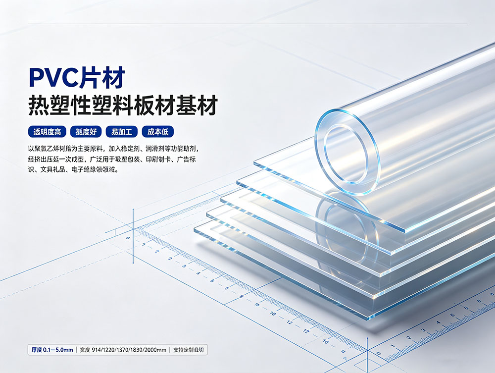 PVC片材_透明PVC硬片_吸塑包装印刷PVC胶片