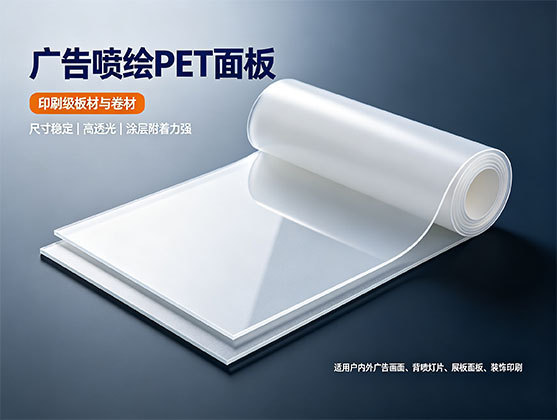 广告喷绘PET面板_高清喷绘级PET板材_源头工厂定制