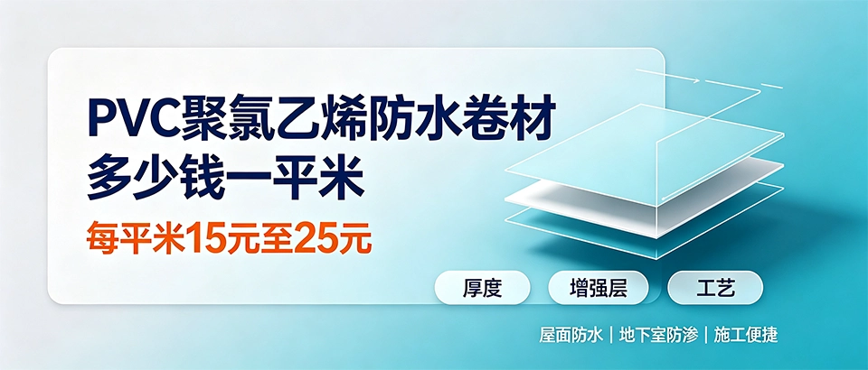 PVC聚氯乙烯防水卷材多少钱一平米？规格参数与选购指南