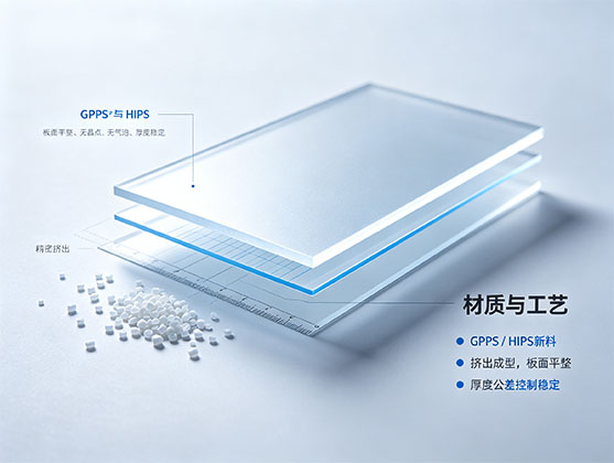 灯箱PS板_灯箱专用PS扩散板_PS板生产厂家