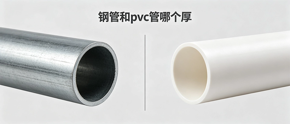 钢管和pvc管哪个厚｜壁厚标准与选型辨别方法