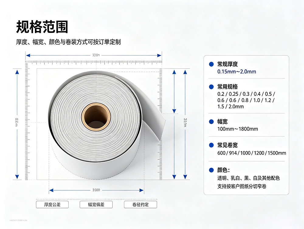 PS卷材_聚苯乙烯PS片材卷材_透明HIPS吸塑卷材厂家