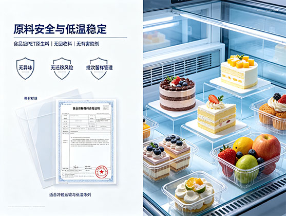 蛋糕盒PET片_食品级PET透明片材_蛋糕盒吸塑包装PET片材