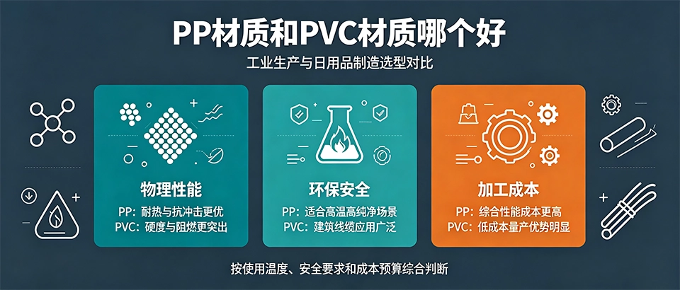 PP材质和PVC材质哪个好｜材质特性、适用场景与选购要点科普