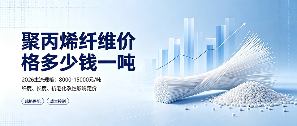 聚丙烯纤维价格多少钱一吨｜2026年最新报价与选型参数详解