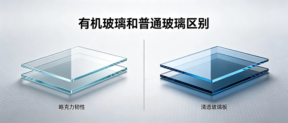 有机玻璃和普通玻璃区别？材质性能选型对比详解