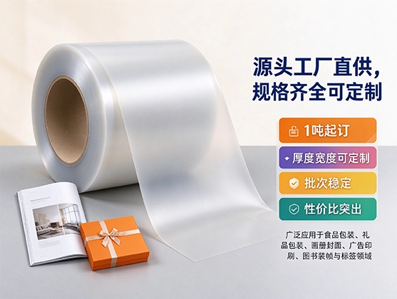 OPP消光哑膜 - BOPP消光膜 - 包装覆膜专用哑光膜 - 源头工厂直供