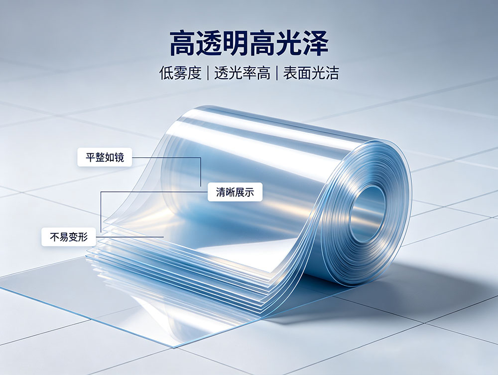 OPP塑料片_透明OPP片材厂家_食品级印刷包装塑料片定制