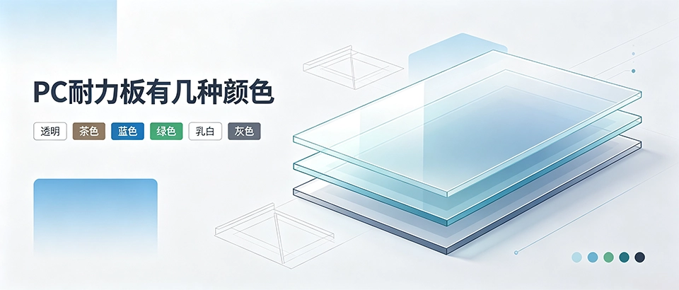 PC耐力板有几种颜色｜颜色区别与选型避坑指南