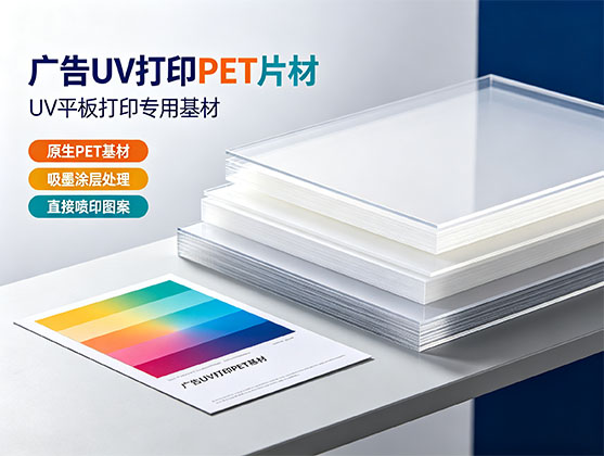 广告UV打印PET片材_UV打印专用PET片材厂家_源头工厂直供