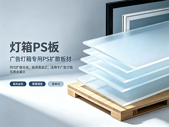灯箱PS板_灯箱专用PS扩散板_PS板生产厂家