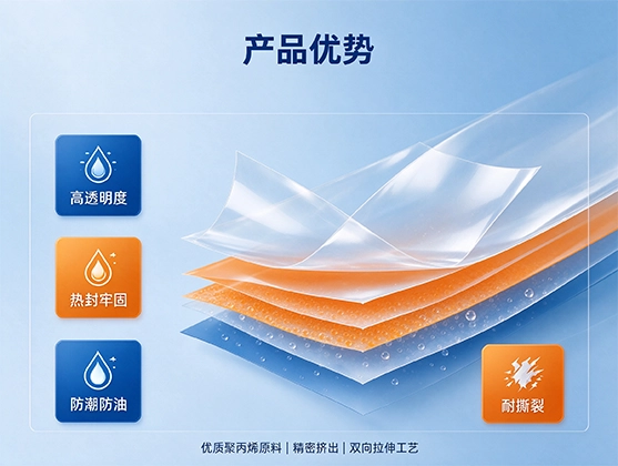 OPP热封膜_食品级OPP热封膜源头工厂_OPP热封膜定制