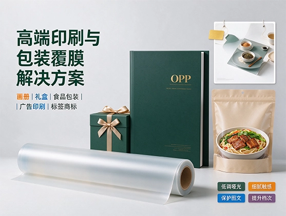 OPP消光哑膜 - BOPP消光膜 - 包装覆膜专用哑光膜 - 源头工厂直供