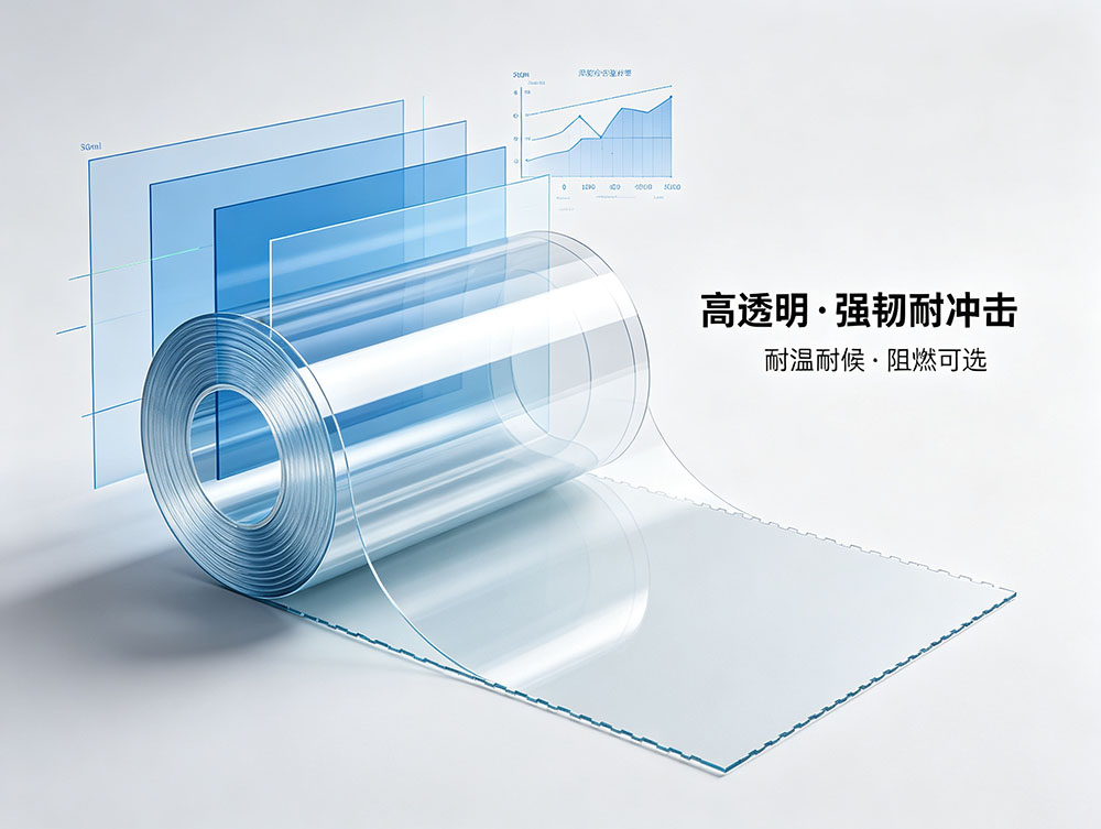 PC卷材_聚碳酸酯卷材_PC片材卷料_吸塑印刷专用_源头工厂现货