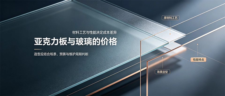 亚克力板与玻璃的价格？选购技巧与性能对比